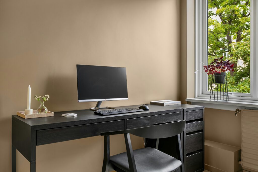 calm minimalist workspace for ADHD focus burnout recovery and mental clarity